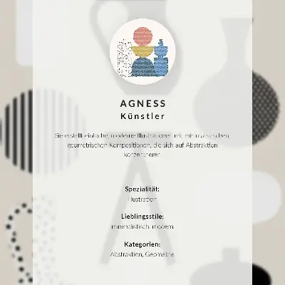Decoratieve poster met zwart-witte ogen in een modern symmetrisch contrast