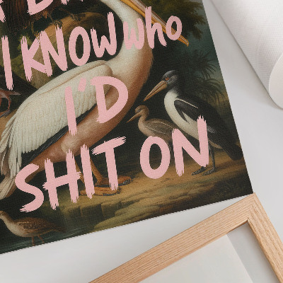 Poster Creatieve tekst tegen een natuurlijke achtergrond