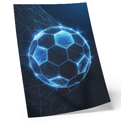 Poster Digitale bal met geometrische lijnen en lichteffecten