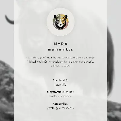 Decoratieve poster paardenportret met minimalistische natuurlijke schoonheid