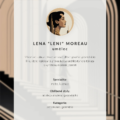 Poster De architectuur combineert elegantie met moderniteit.