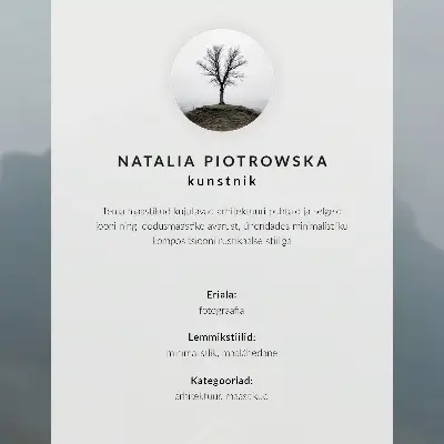 Decoratieve poster minimalistisch houten huisje aan het water