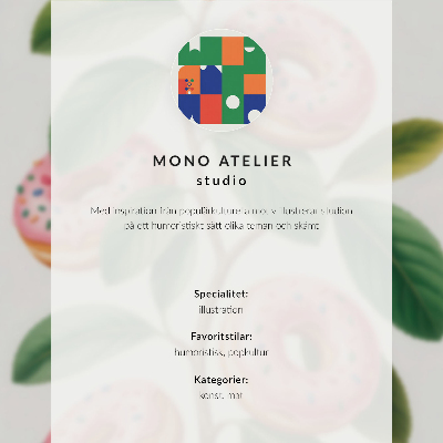 Decoratieve poster Elegant rood-wit portret van een vrouw met humoristische elementen
