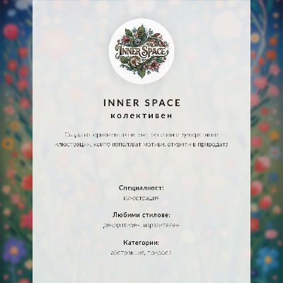 Decoratieve poster Prachtige bloemen tegen de sterrenhemel
