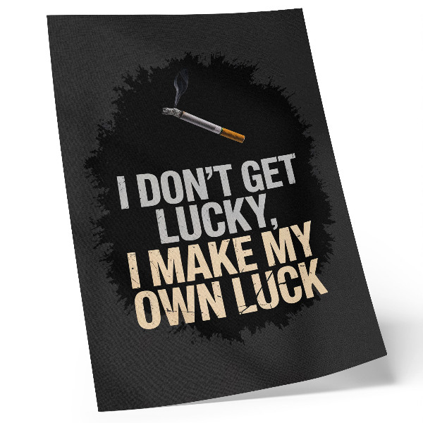 Poster Motiverende slogan: minimalistisch design