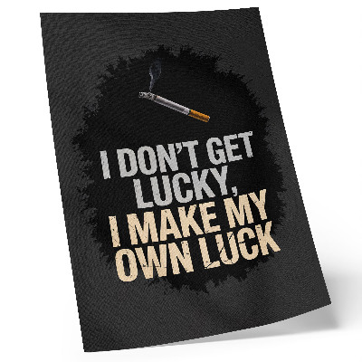 Poster Motiverende slogan: minimalistisch design
