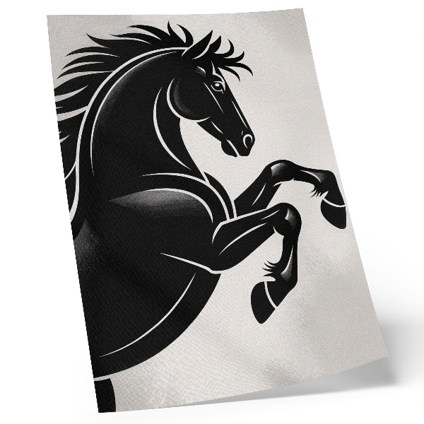 Poster Zwart-wit contrast, moderne dynamiek