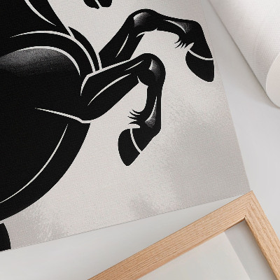 Poster Zwart-wit contrast, moderne dynamiek
