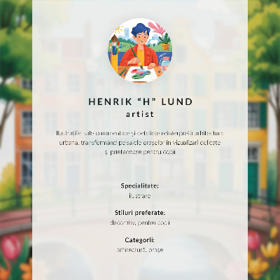 Decoratieve poster Huurkazernes, ballonnen, zeilboten, een kleurrijke sfeer