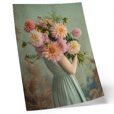 Decoratieve poster Pastel bloemen natuur boho elegantie harmonie