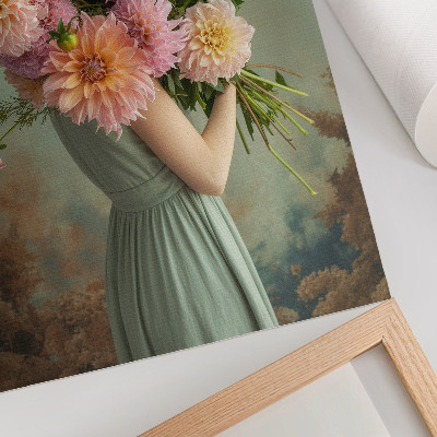 Decoratieve poster Pastel bloemen natuur boho elegantie harmonie