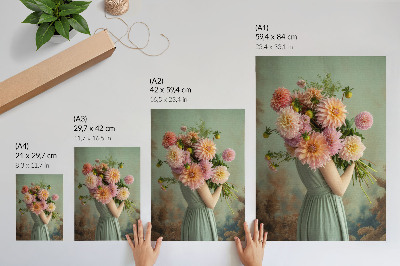 Decoratieve poster Pastel bloemen natuur boho elegantie harmonie
