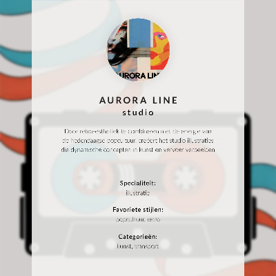 Decoratieve poster Dynamische raceauto's, modern circuit