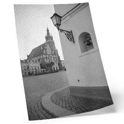 Decoratieve poster Zwart-witte architectuur, elegantie, symmetrie