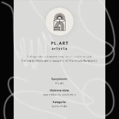 Decoratieve poster Minimalisme Elegantie met gezicht in beige en zwart