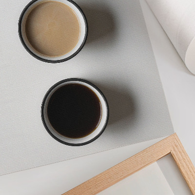 Wandposter Drie verschillende drankjes in een minimalistische opstelling.