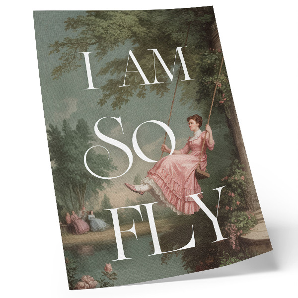 Decoratieve poster Retrostijl, natuur en elegantie