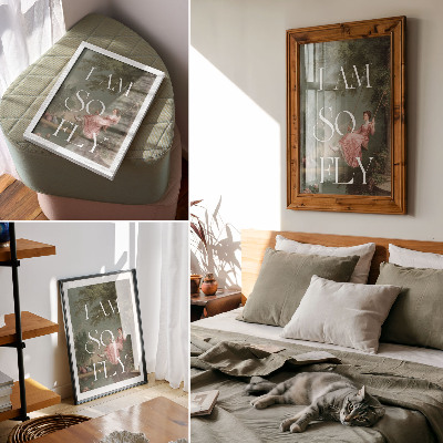 Decoratieve poster Retrostijl, natuur en elegantie