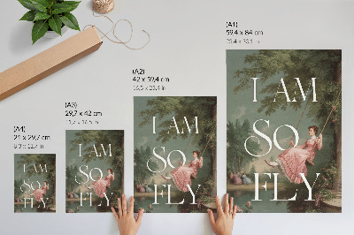 Decoratieve poster Retrostijl, natuur en elegantie