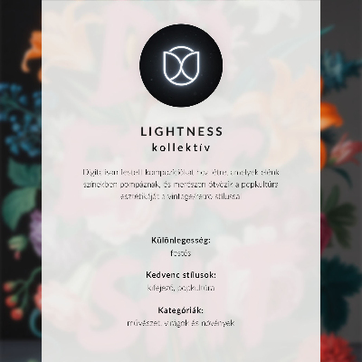Poster Heldere tekst op een achtergrond van kleurrijke bloemen