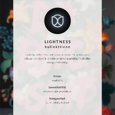 Poster Heldere tekst op een achtergrond van kleurrijke bloemen