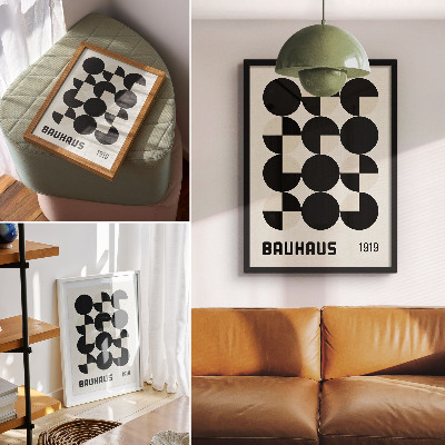 Wandposter Geometrische vormen, harmonie, moderniteit, minimalisme