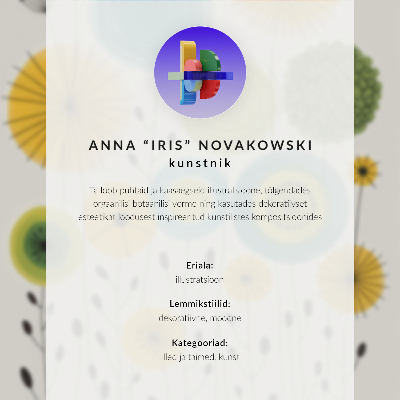 Wandposter Decoratieve draak met gedetailleerde afwerking.