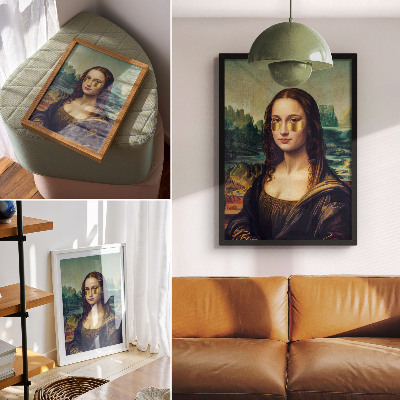 Poster Gouden overlays, moderne stijl, traditie