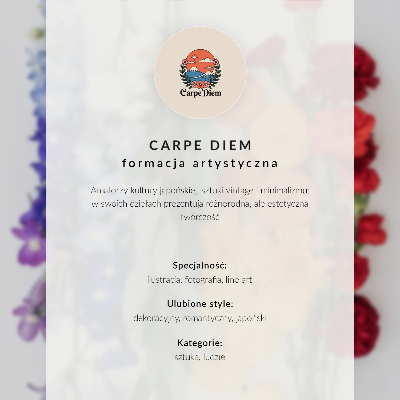 Poster Zilveren draak met delicate details