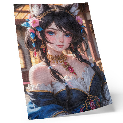 Decoratieve poster Fantasieportret van een vrouw met sieraden