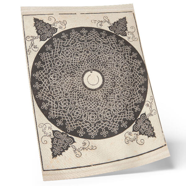 Poster Knop met een wit medaillon van Albrecht Dürer