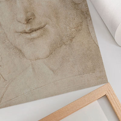 Wandposter Hoofd van een jongeman (1503) van Albrecht Dürer