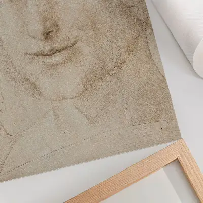 Wandposter Hoofd van een jongeman uit 1503 van Albrecht Dürer