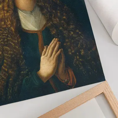 Wandposter portret van een jonge vrouw met los haar uit 1497 van Albrecht Dürer