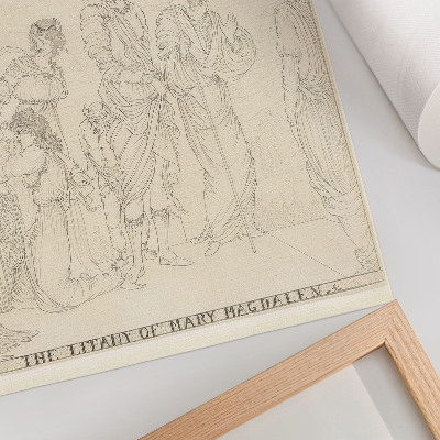 Decoratieve poster Litanie van Maria Magdalena door Aubrey Vincent Beardsley