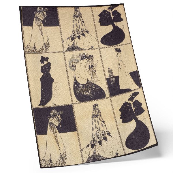 Wandposter Paneel van Aubrey Vincent Beardsley