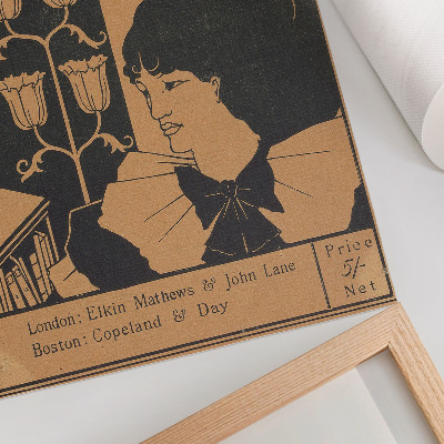 Poster Omslag van The Yellow Book, een geïllustreerd kwartaalblad, deel II, juli 1894, Aubrey Beardsley