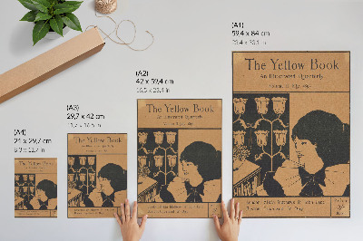 Poster Omslag van The Yellow Book, een geïllustreerd kwartaalblad, deel II, juli 1894, Aubrey Beardsley