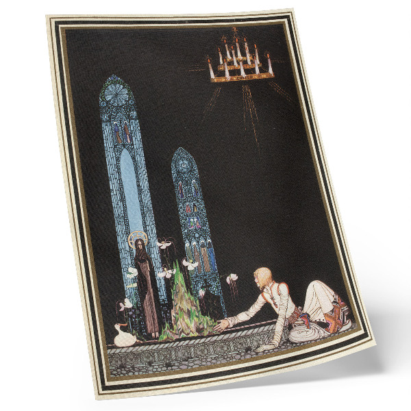 Decoratieve poster Illustratie van Kay Nielsen voor het boek