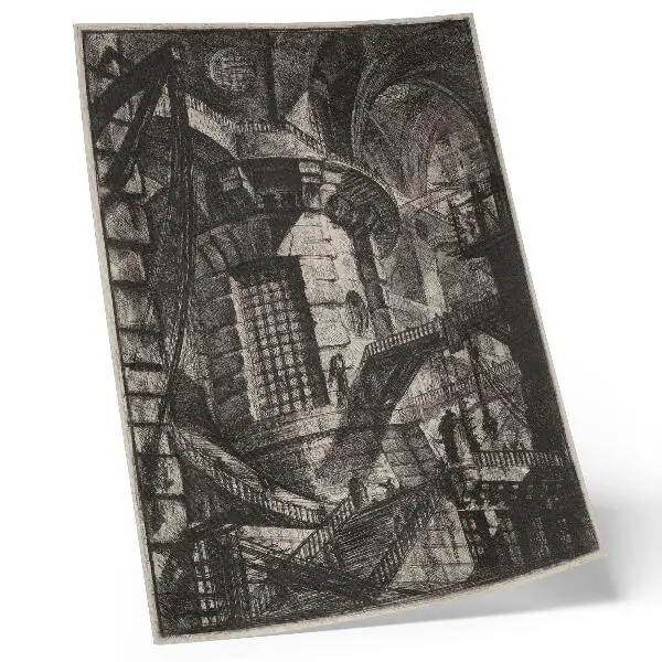 Poster De Ronde Toren (1780) van Giovanni Battista Piranesi