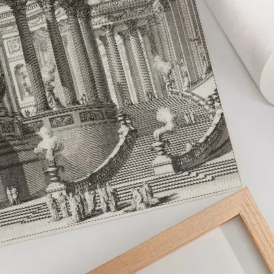 Decoratieve poster van Oude Tempel door Giovanni Battista Piranesi