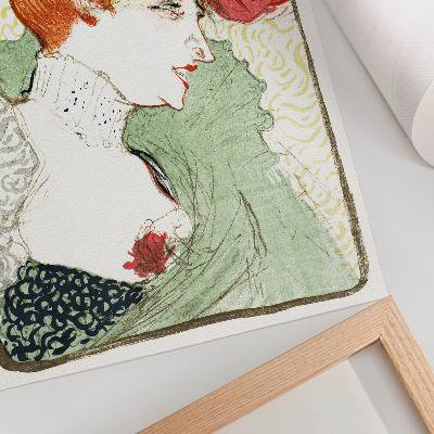 Decoratieve poster Buste van Miss Lender (1895), hoge-resolutieafdruk van Henri de Toulouse-Lautrec