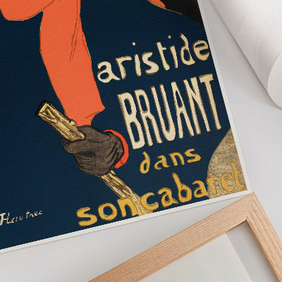 Wandposter De ambassadeurs van Aristide Bruant dans son cabaret 1892 hoge resolutie print door Henri de Toulouse-Lautrec