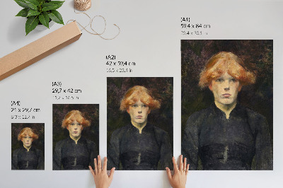 Poster Carmen (ca. 1884), schilderij in hoge resolutie van Henri de Toulouse-Lautrec.