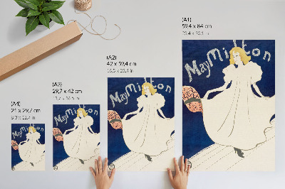 Poster May Milton (1895) – hoge-resolutieafdruk van Henri de Toulouse-Lautrec