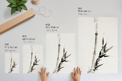 Wandposter Katsushika Hokusai (1760-1849) vintage bamboe in de Japanse Ukiyo-e-stijl