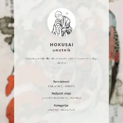 Vlinders en motten van Hokusai (1830-1850) decoratieve poster