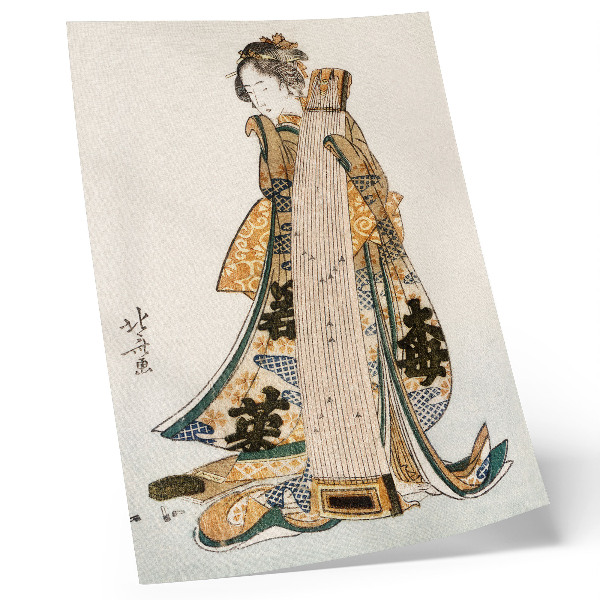 Decoratieve poster Japanse Hokusai (1760-1849) in vintage ukiyo-e-stijl