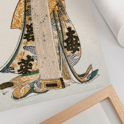 Decoratieve poster Japanse Hokusai (1760-1849) in vintage ukiyo-e-stijl