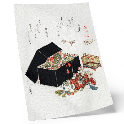 Wandposter Hokusai's Japanse sieradendoos (1822)